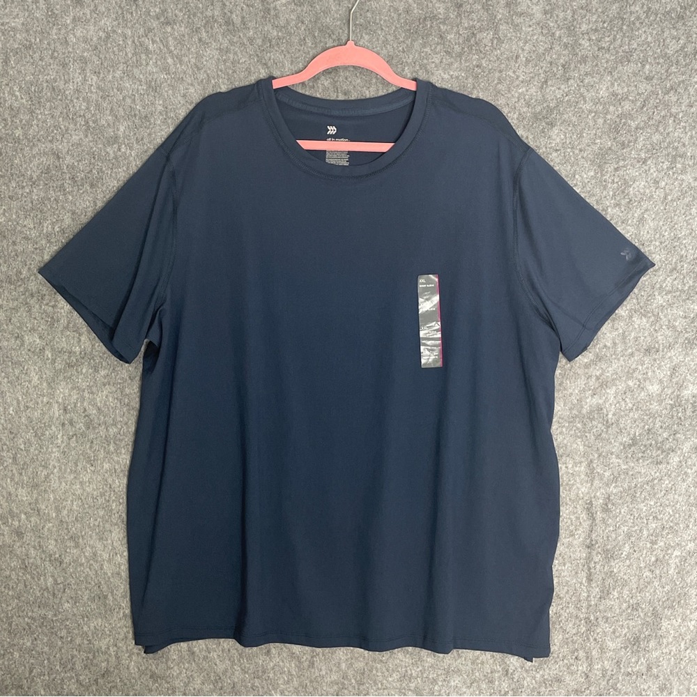 All In Motion Men’s Navy Blue Tshirt Size XXL